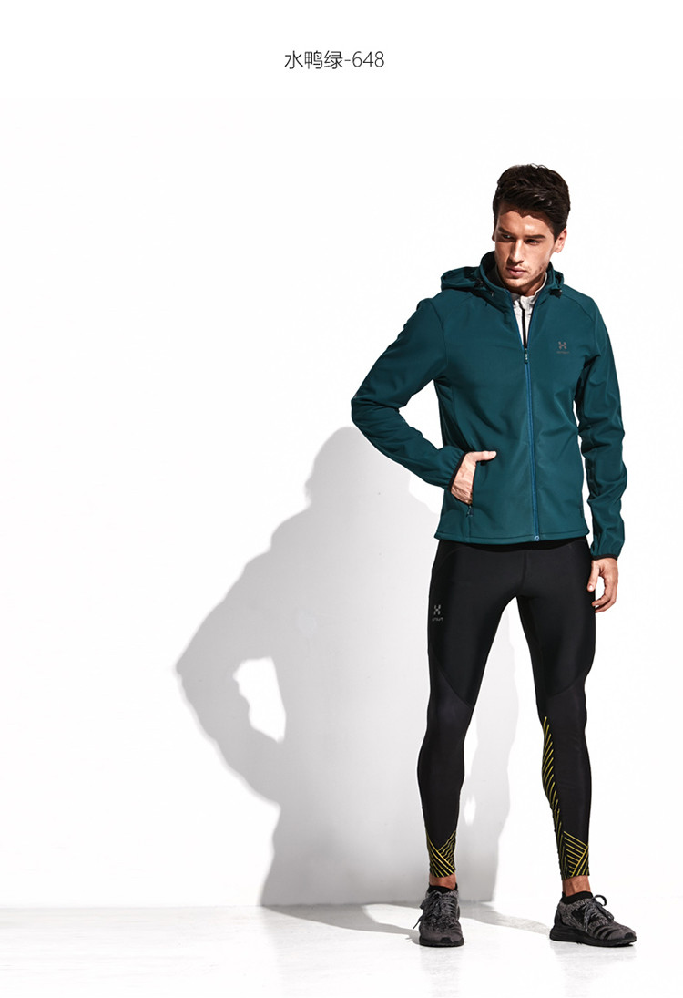 后秀/hotsuit运动风衣男跑步外套秋冬季防风连帽训练上衣