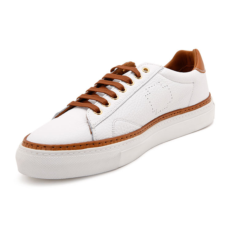 mackenzie/安德鲁·麦肯锡男士白色配棕色鞋带款-男士休闲鞋-休闲运动