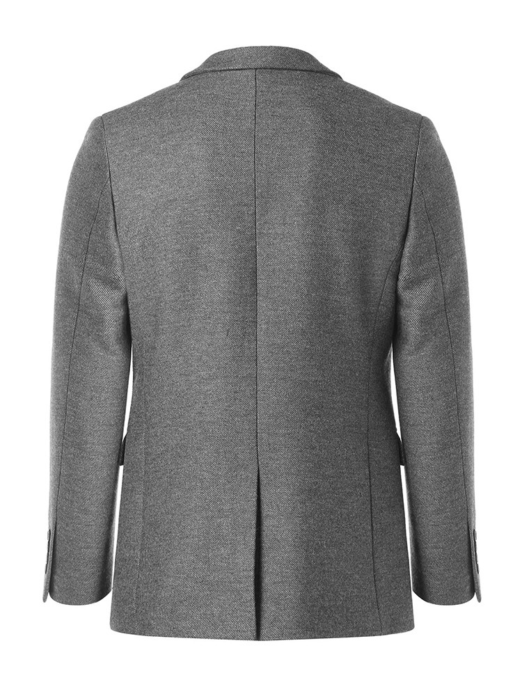 andrew mackenzie/安德鲁·麦肯锡 男士深灰色西服外套/精致花纹-男士