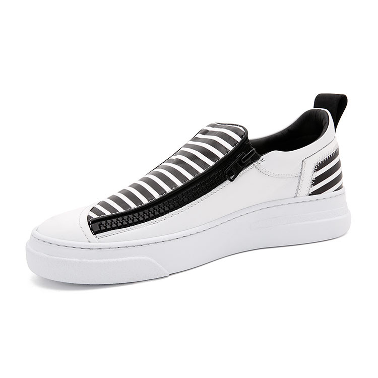 mackenzie/安德鲁·麦肯锡男士黑白条纹拼接款-男士休闲鞋-休闲运动鞋