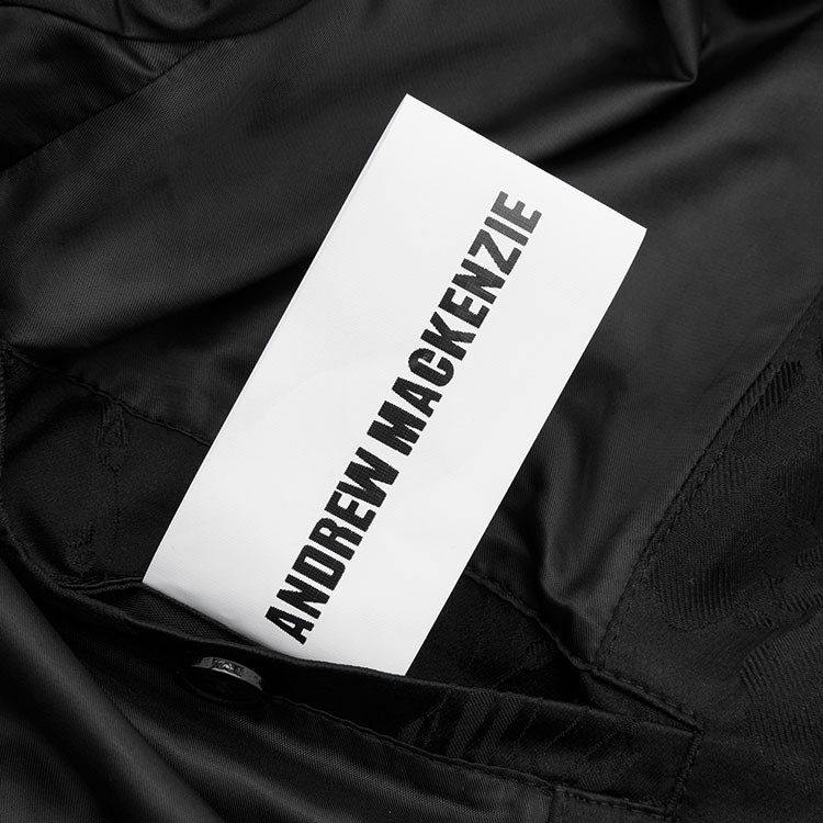 【19春夏新品】andrew mackenzie/安德鲁·麦肯锡 男士春夏新款黑色