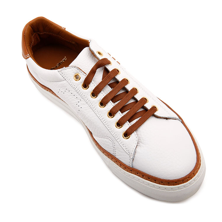 mackenzie/安德鲁·麦肯锡男士白色配棕色鞋带款-男士休闲鞋-休闲运动