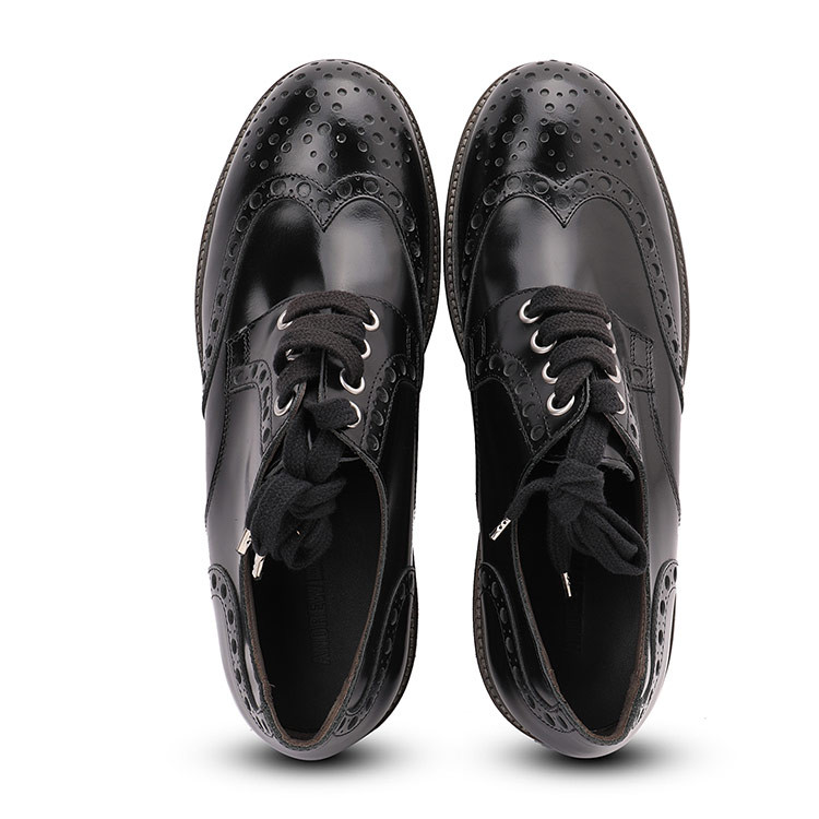 andrew mackenzie/安德鲁·麦肯锡男士深红色流苏款布洛克雕花-男士