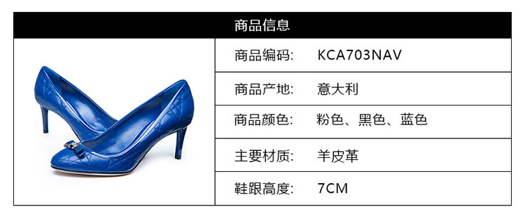 dior/迪奥羊皮女鞋女士单鞋女士高跟鞋kca703nav