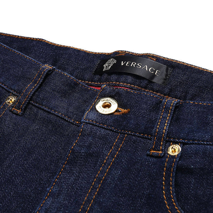versace/范思哲深蓝色男士牛仔裤【官方授权】