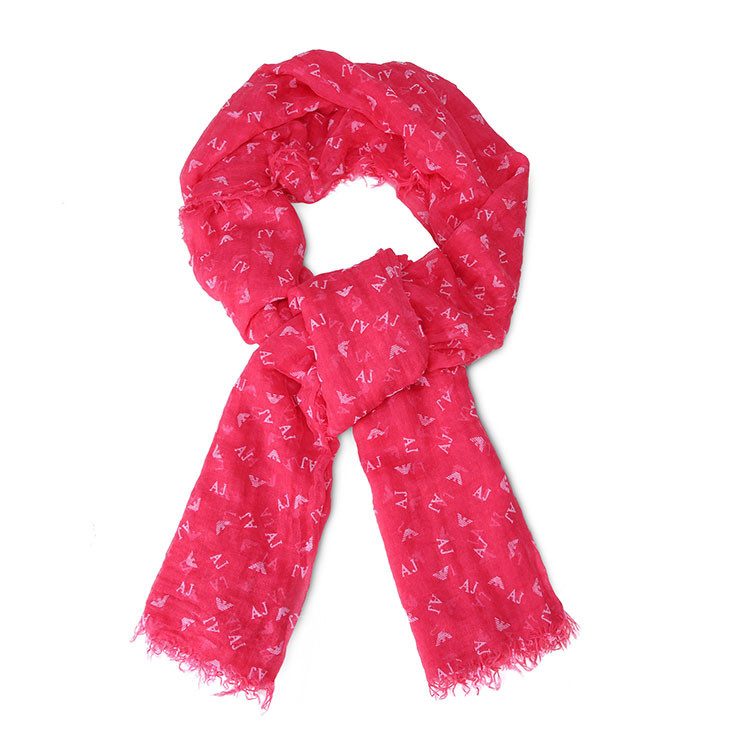 armani jeans/阿玛尼牛仔丝巾系列vw412-xt-i4-tu80.00%聚酯纤维 10.