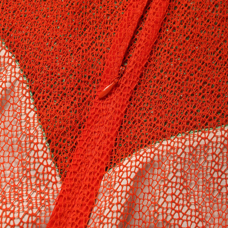 diane von furstenberg/dvf烈焰红/青草绿女士连衣裙