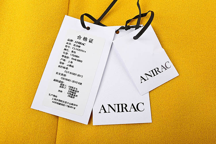 【designer womenwear】anirac/anirac纯羊毛v领无袖