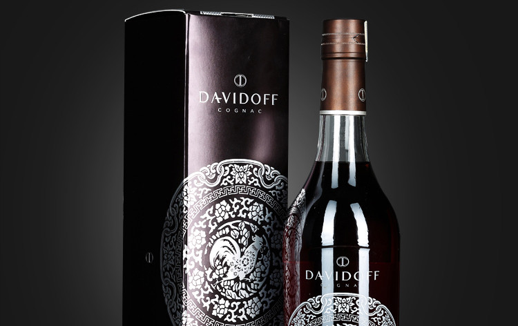 【鸡年大吉】davidoff 大卫杜夫鸡年限量版vsop干邑白兰地1l与鸡年