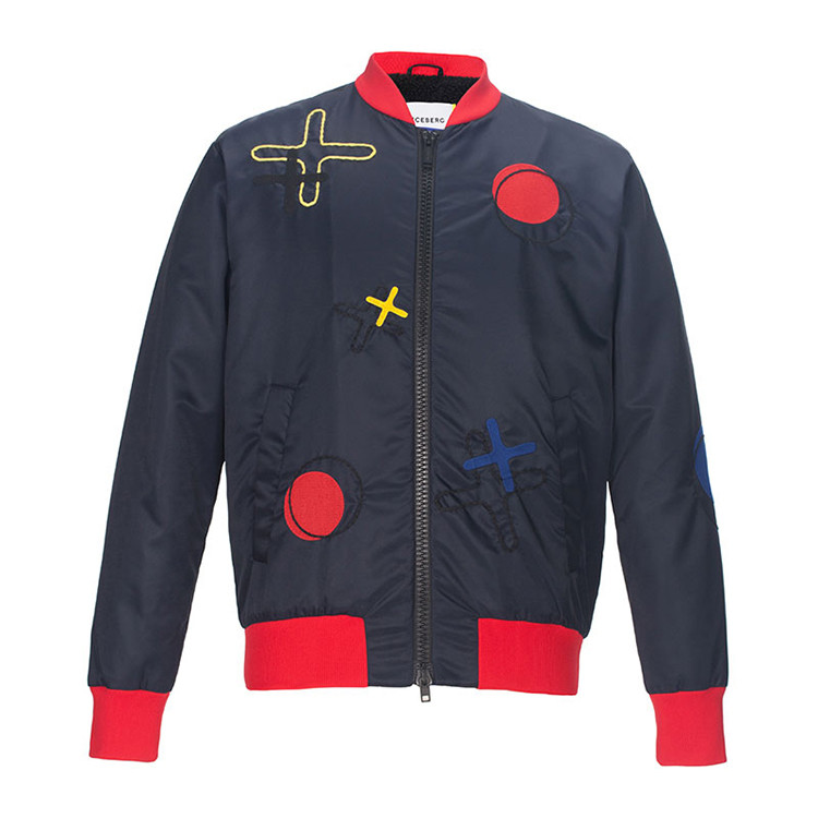 【iceberg冰山 男士夹克】 ice berg/冰山 男士夹克时尚休闲立领 ib1b