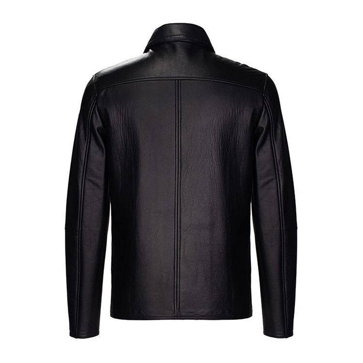 iceberg/冰山 男士皮衣黑色羊毛翻领 ib1b4e002