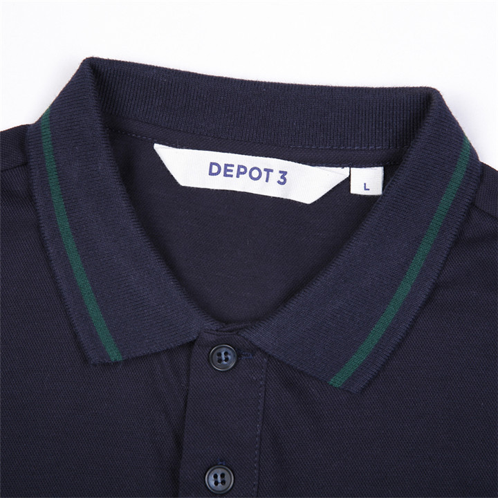 【designer menwear】depot3/depot3男装设计品牌人型标志男士短polo