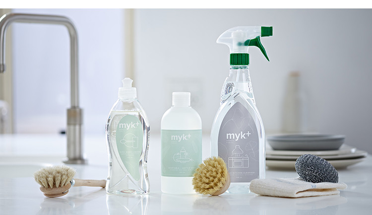 洣洣myk  丹麦进口楠木礼盒厨房及衣物清洁套装【标准款】