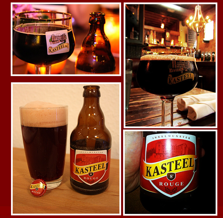 進口啤酒 比利時卡斯特櫻桃紅啤酒 烈性水果啤酒 kasteel rouge 330ml