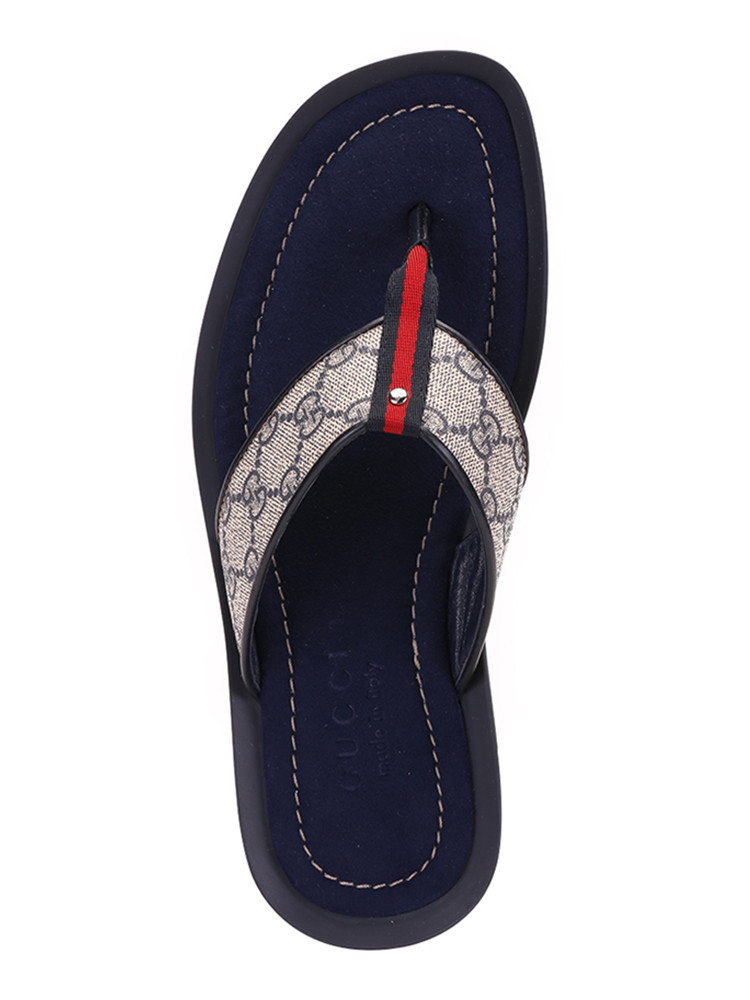 gucci古驰橡胶男士人字拖鞋