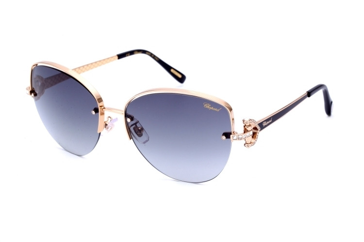 chopard萧邦太阳镜女士猫眼款时尚墨镜女款太阳眼镜schc18s