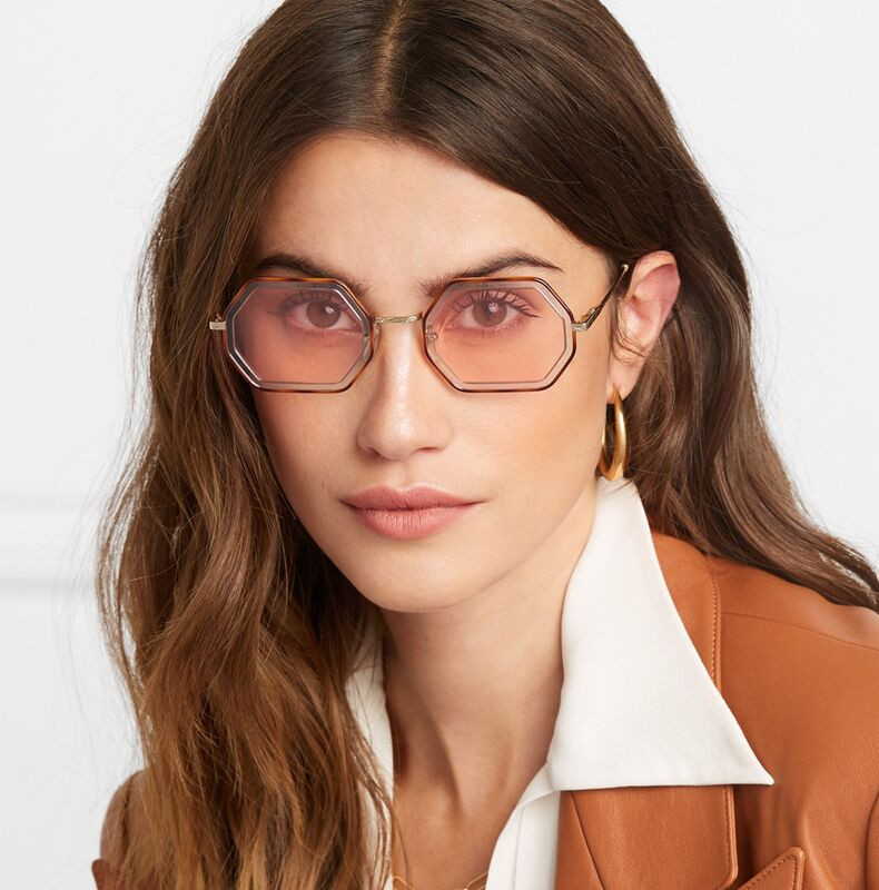 chloe/克洛伊 墨镜寇依女士方框太阳镜时尚太阳眼镜ce146s