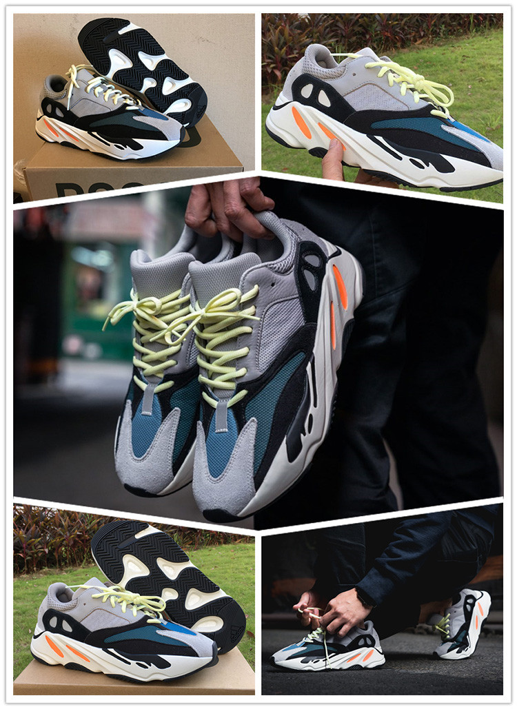 阿迪达斯adidas 男 yeezy椰子 700 wave runner solid grey og侃爷