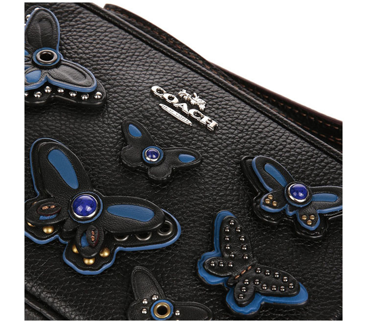 coach/蔻驰 女士蝴蝶款真皮小号单肩斜挎包 f59070