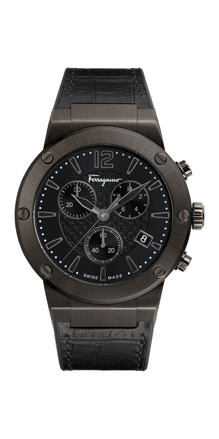 salvatore ferragamo/菲拉格慕f-80系列男士圆形石英腕表,fij030017