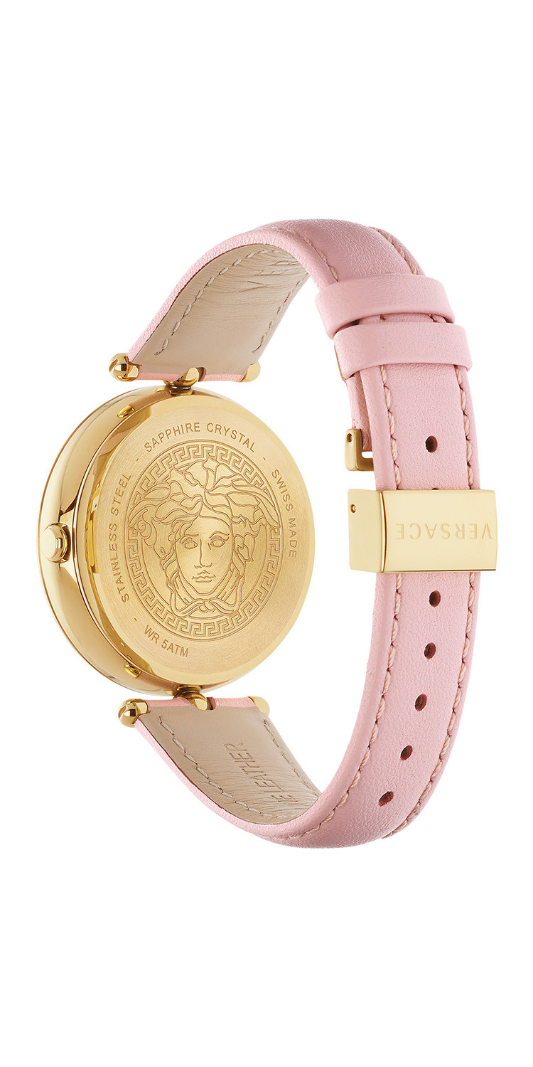 versace/范思哲palazzo empire系列圆形石英腕表,vco030017型号