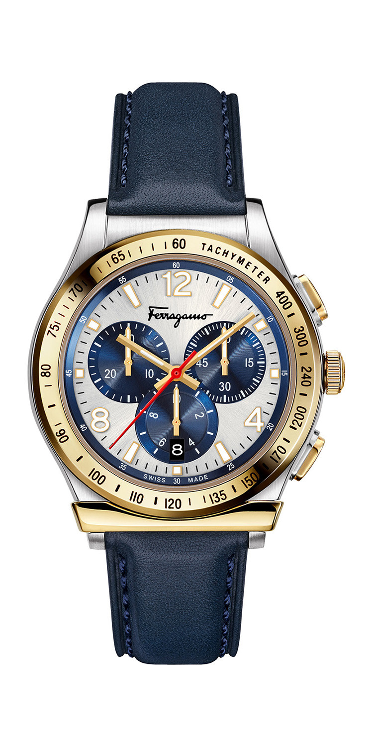 salvatore ferragamo/菲拉格慕ferragamo 1898系列男士圆形石英腕表