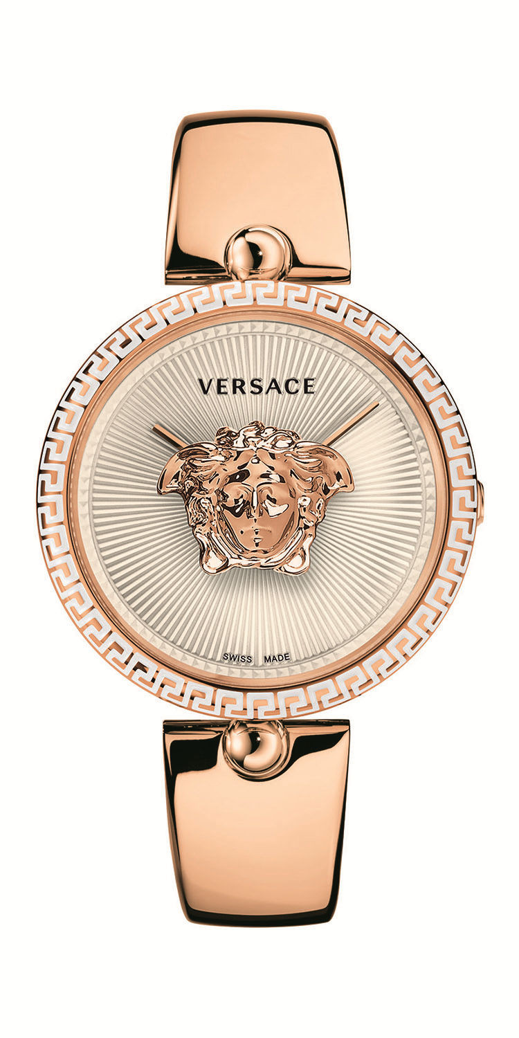 versace/範思哲palazzo empire系列女士圓形石英腕錶,vco110017型號