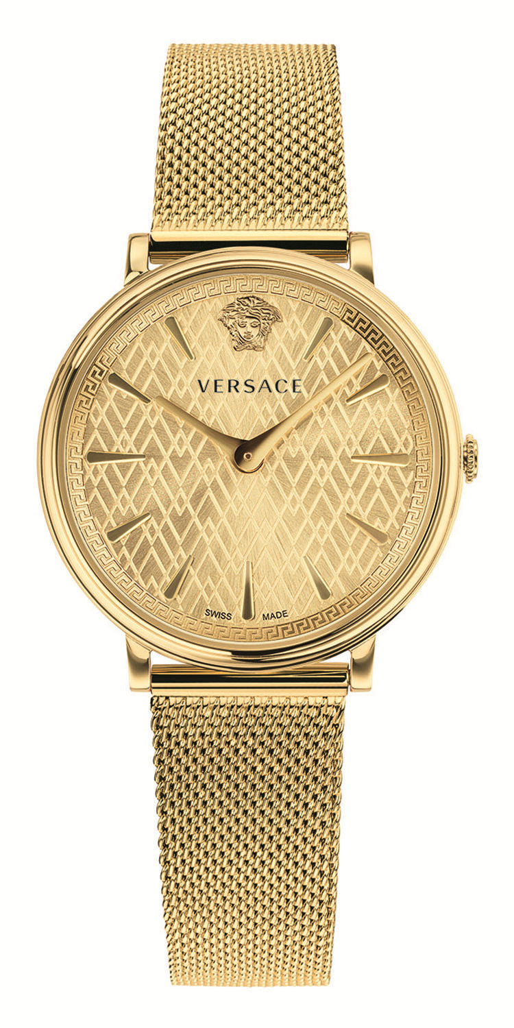 versace/范思哲v circle系列女士圆形石英腕表,vbp060017型号