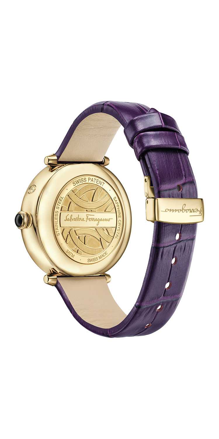 salvatore ferragamo/菲拉格慕cuore ferragamo系列女士圆形石英腕表
