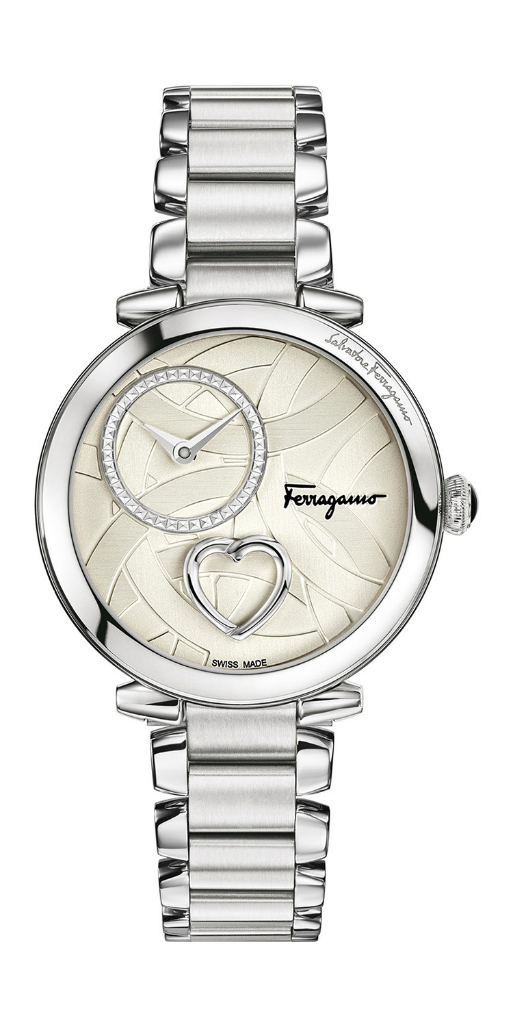 salvatore ferragamo/菲拉格慕cuore ferragamo系列女士圆形石英腕表