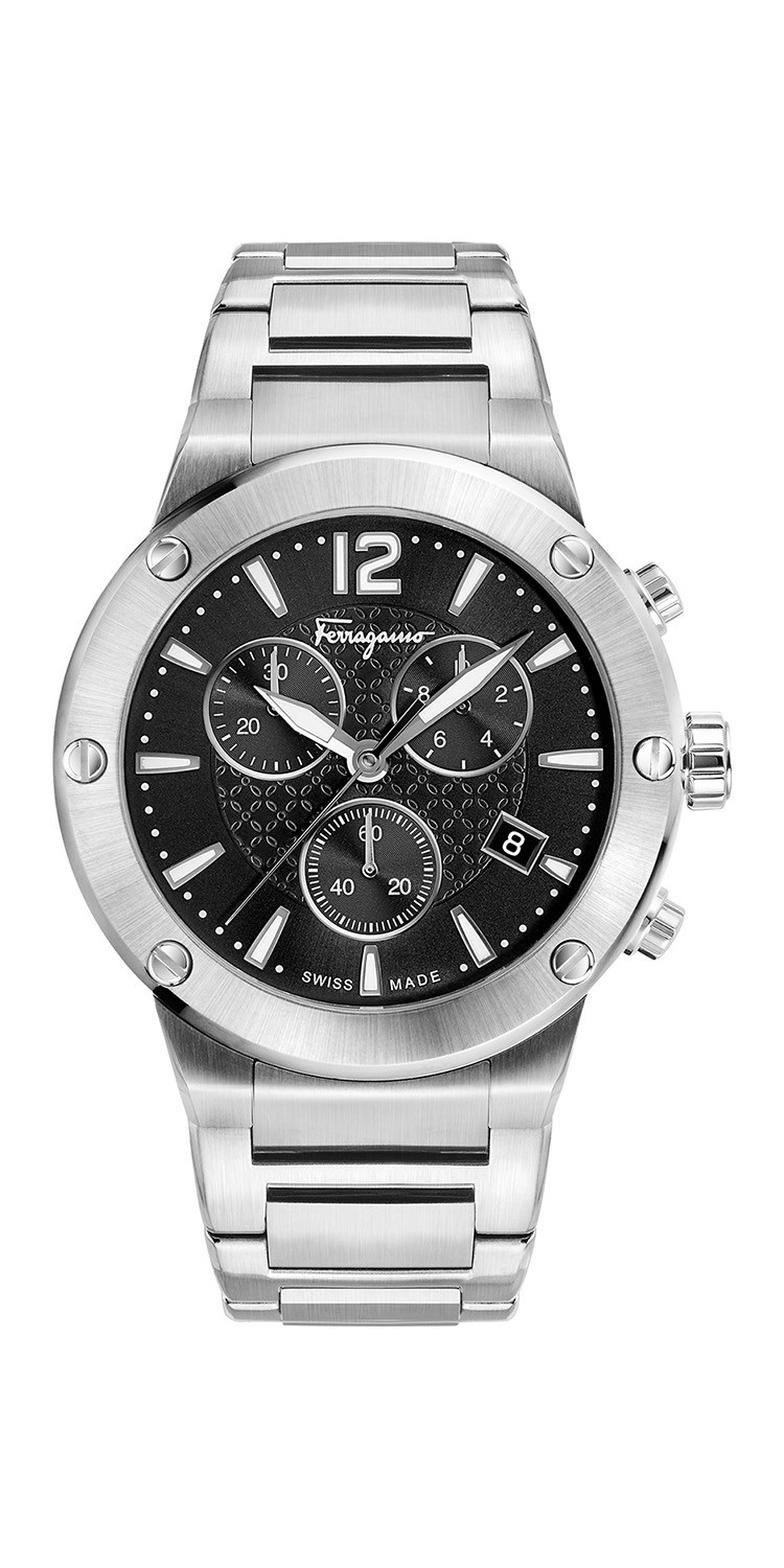 salvatore ferragamo/菲拉格慕f-80系列男士圆形石英腕表,fij050017