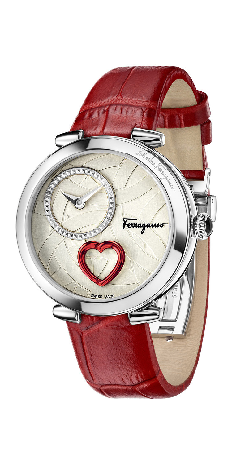 salvatore ferragamo/菲拉格慕cuore ferragamo系列女士圆形石英腕表