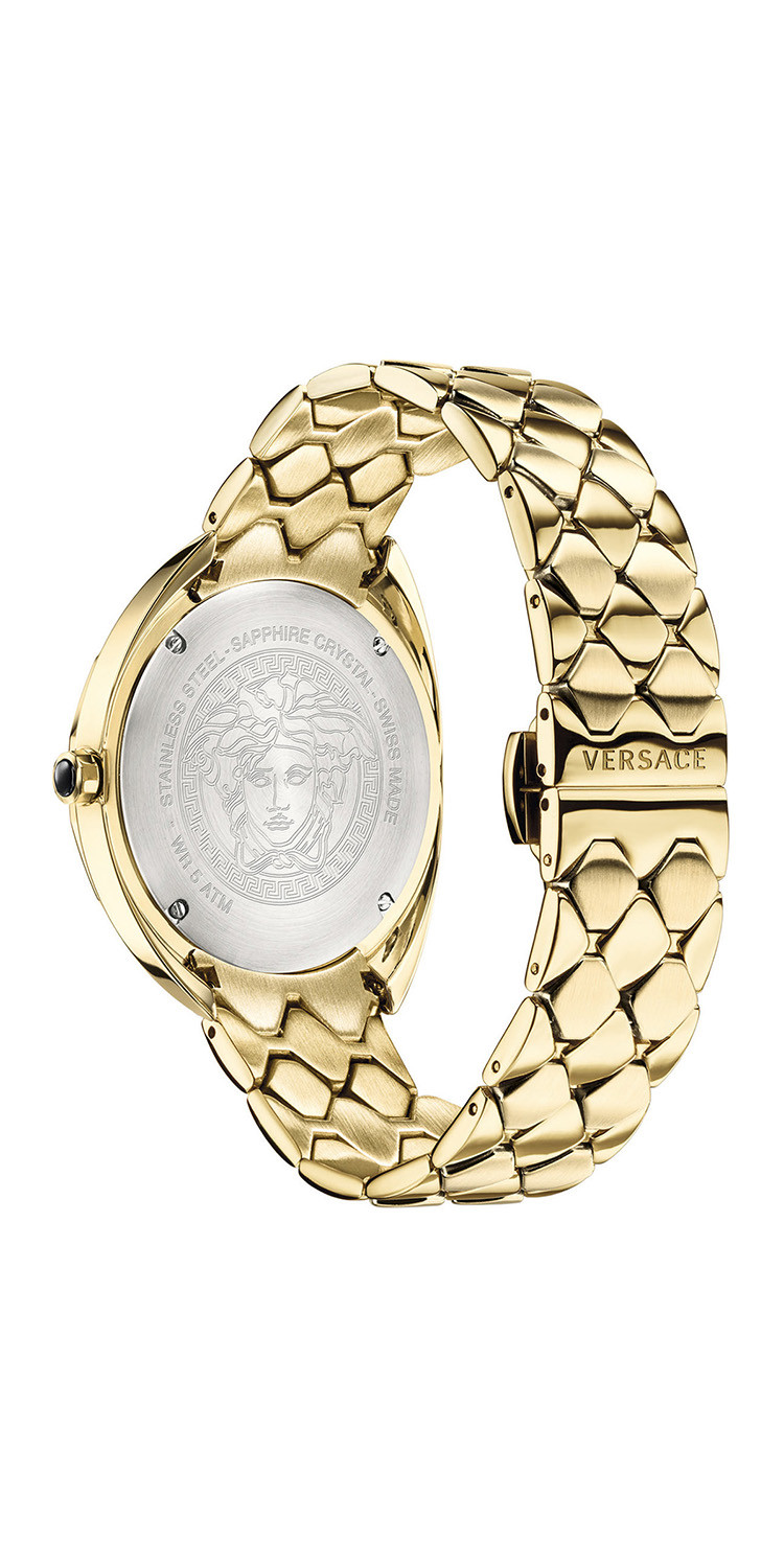 versace/范思哲shadov系列圆形石英腕表,vebm00618型号