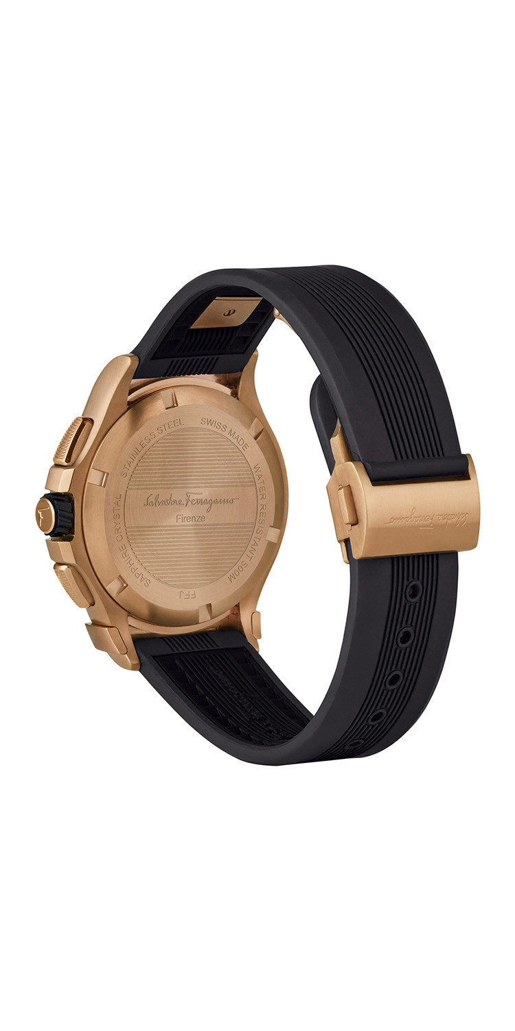 salvatore ferragamo/菲拉格慕 1898 sport系列男士圆形石英腕表,ffj