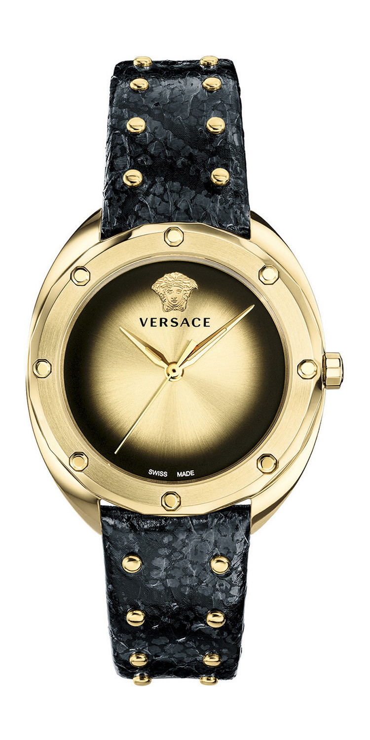 versace/范思哲shadov系列女士圆形石英腕表,vebm00318型号