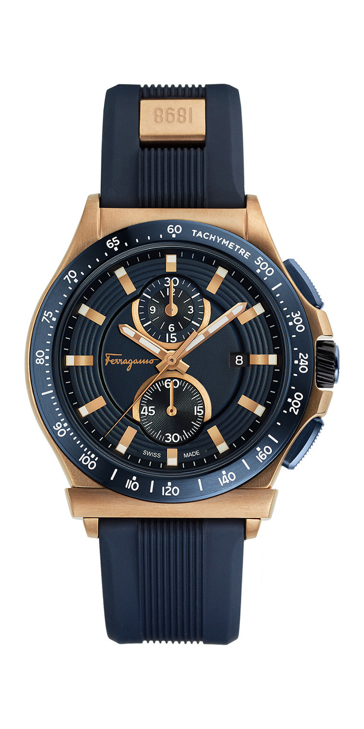 salvatore ferragamo/菲拉格慕 1898 sport系列男士圆形石英腕表,ffj