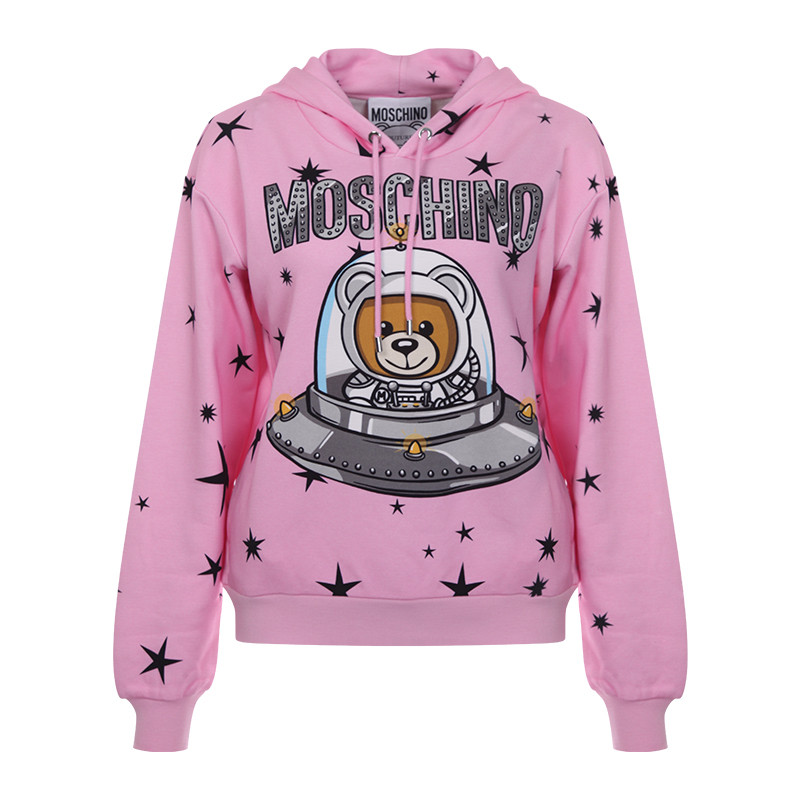moschino/莫斯奇诺 太空小熊熊连帽女卫衣 dv1702 5427 1221