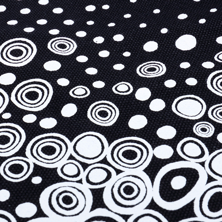 10 corso como/10 corso como dor系列女士黑色渐变圈圈帆布袋/3224