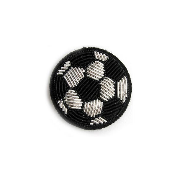 macon&lesquoy/macon&lesquoy 手工刺绣足球胸针/3224【10 corso como