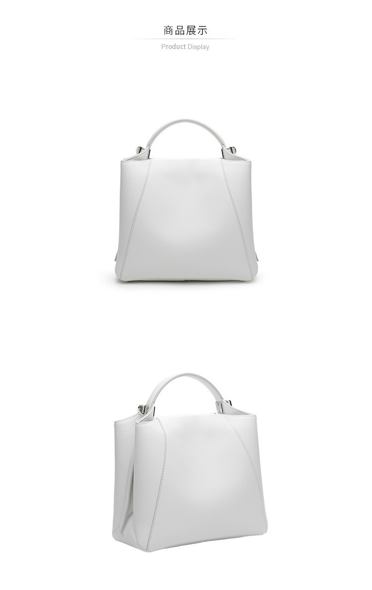 【designerbags】zesh/泽尚gem女士小牛皮中号皮革手提包单肩包短款