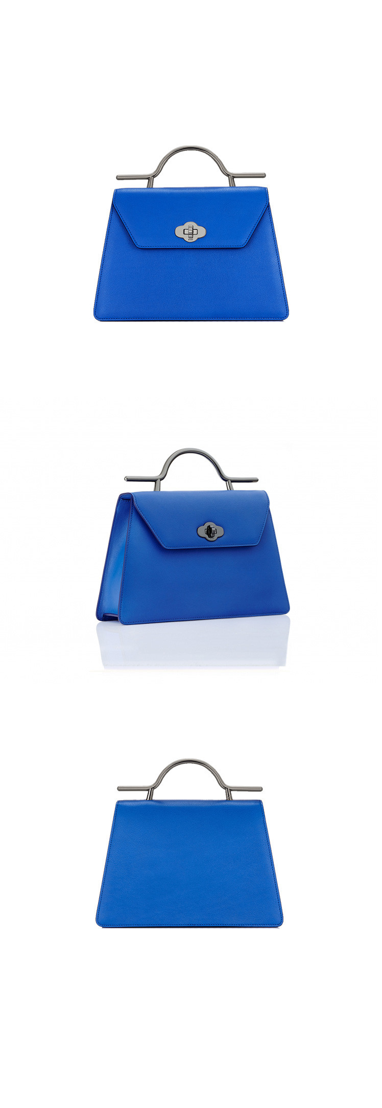 【designerbags】【明星同款】zesh/泽尚拱桥系列-arch女士小牛皮手提