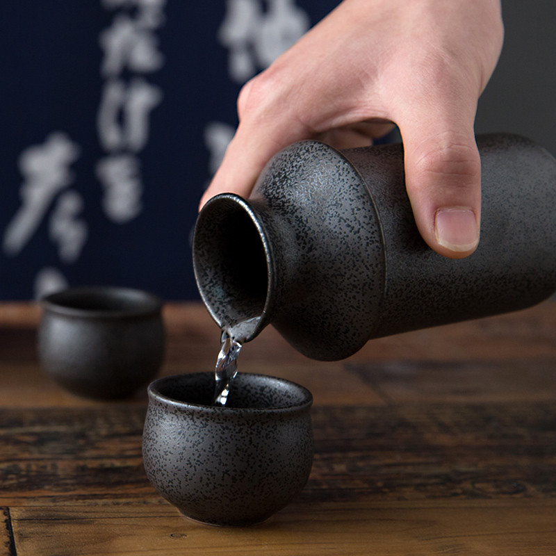 【日本进口】mino yaki/美浓烧清酒白酒温酒壶日式酒杯暖酒器烫酒具