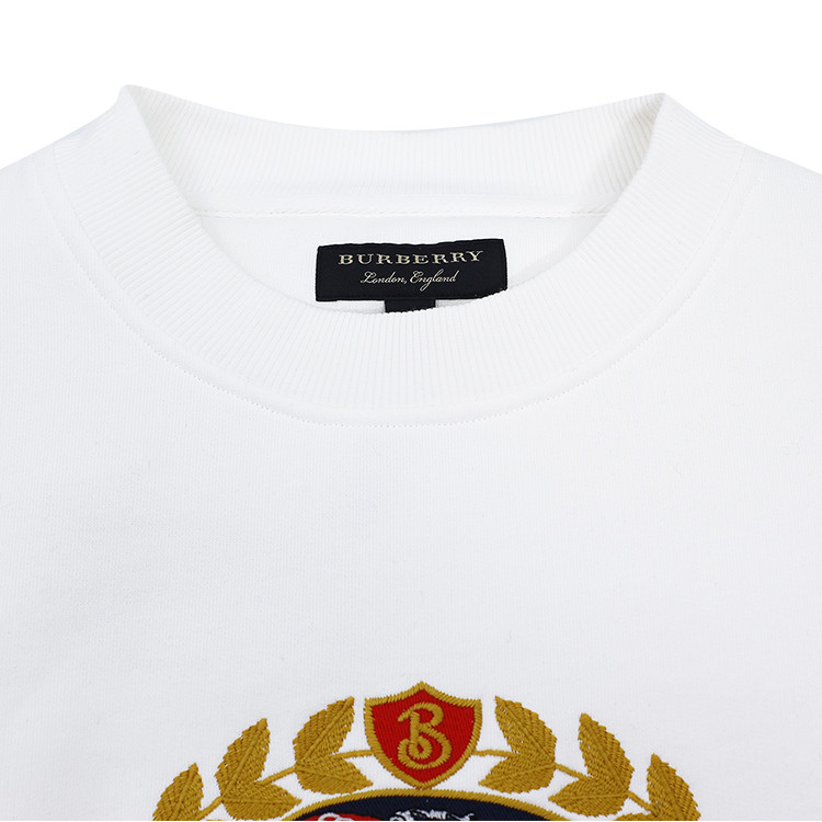 burberry/博柏利 19年春夏 经典刺绣徽章 骑士标图案 圆领套头 休闲款