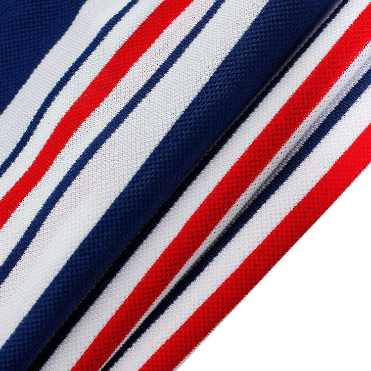 paul&shark/鲨鱼 绣标条典款 修身剪裁 时尚休闲风 纯棉蓝红白条色