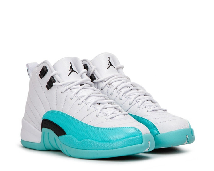 air jordan 12 gs light aqua aj12 湖水蓝 蒂芙尼蓝 女篮球鞋 510815