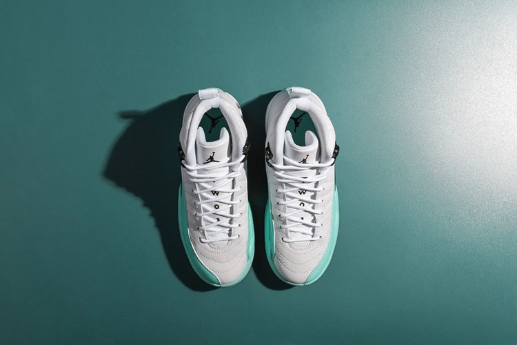 air jordan 12 gs light aqua aj12 湖水蓝 蒂芙尼蓝 女篮球鞋 510815