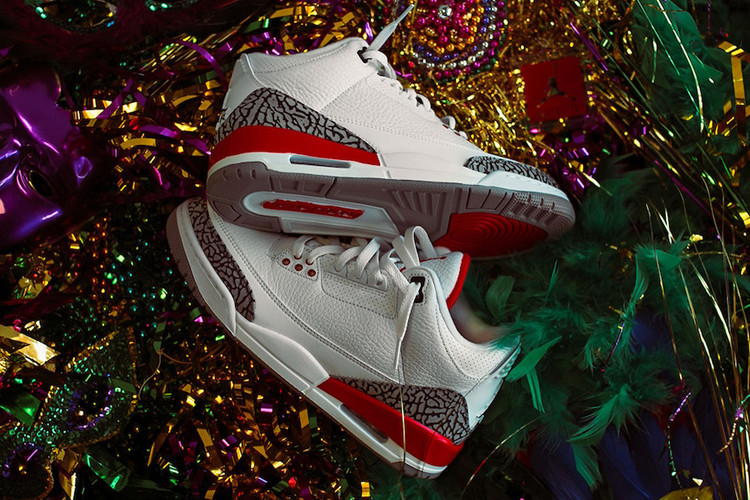 air jordan 3 katrina aj3 白红水泥飓风 136064-116 398614-116
