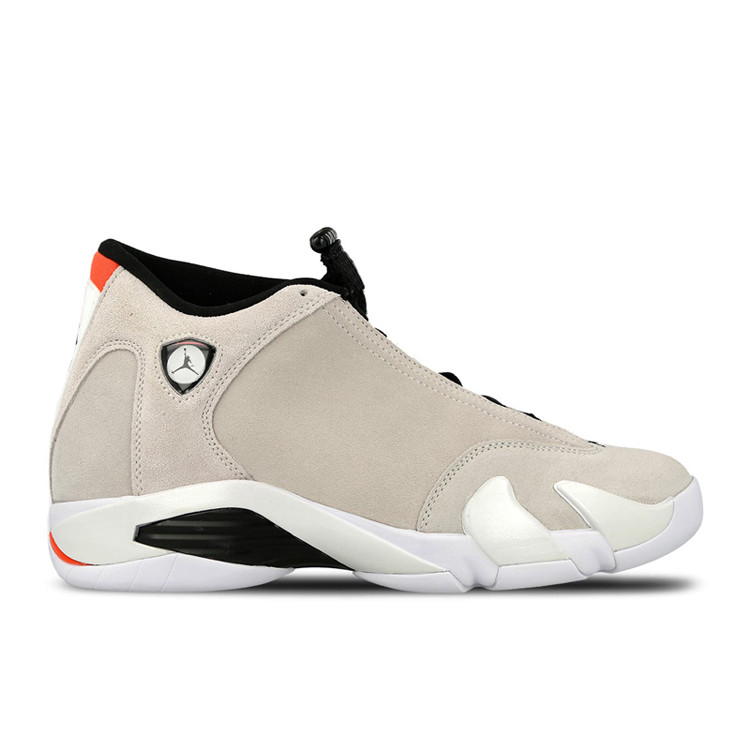 air jordan 14 aj14 沙漠卡其 灰麂皮篮球鞋 487471-021