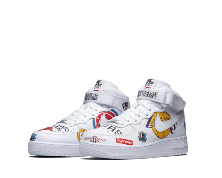 2020春夏 supreme x nba x nike air force 1联名涂鸦鞋aq8017-100