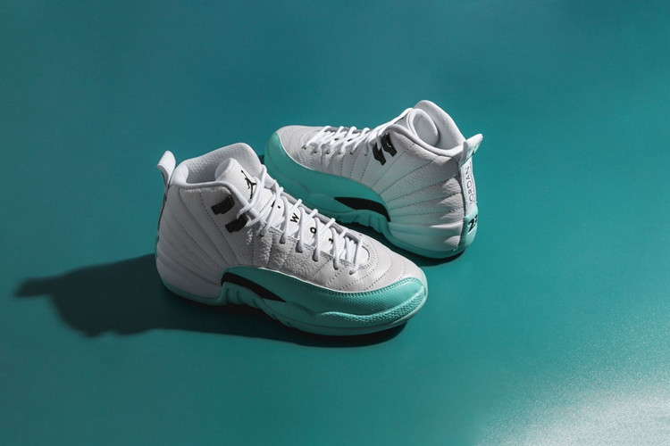 air jordan 12 gs light aqua aj12 湖水蓝 蒂芙尼蓝 女篮球鞋 510815